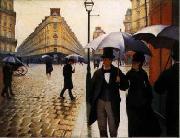 Gustave Caillebotte Paris Street, Rainy Weather oil painting reproduction